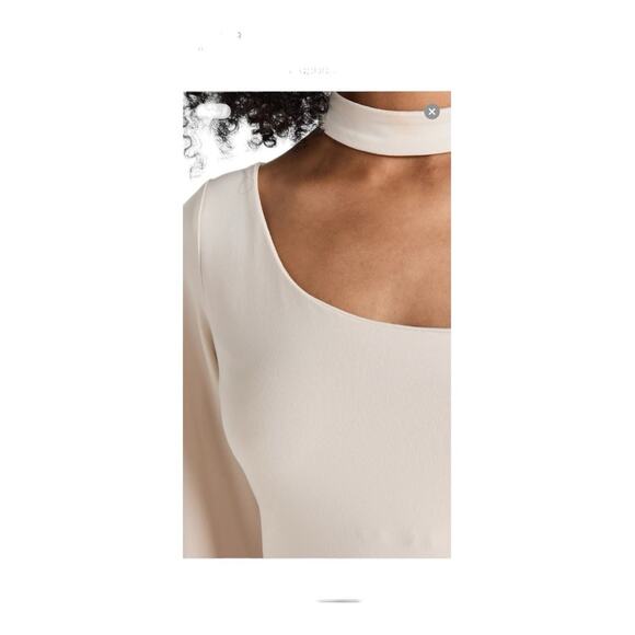 Susana Monaco Revolve Mock Neck Cut Out Flare Dress Size Small NWT - Picture 7 of 10